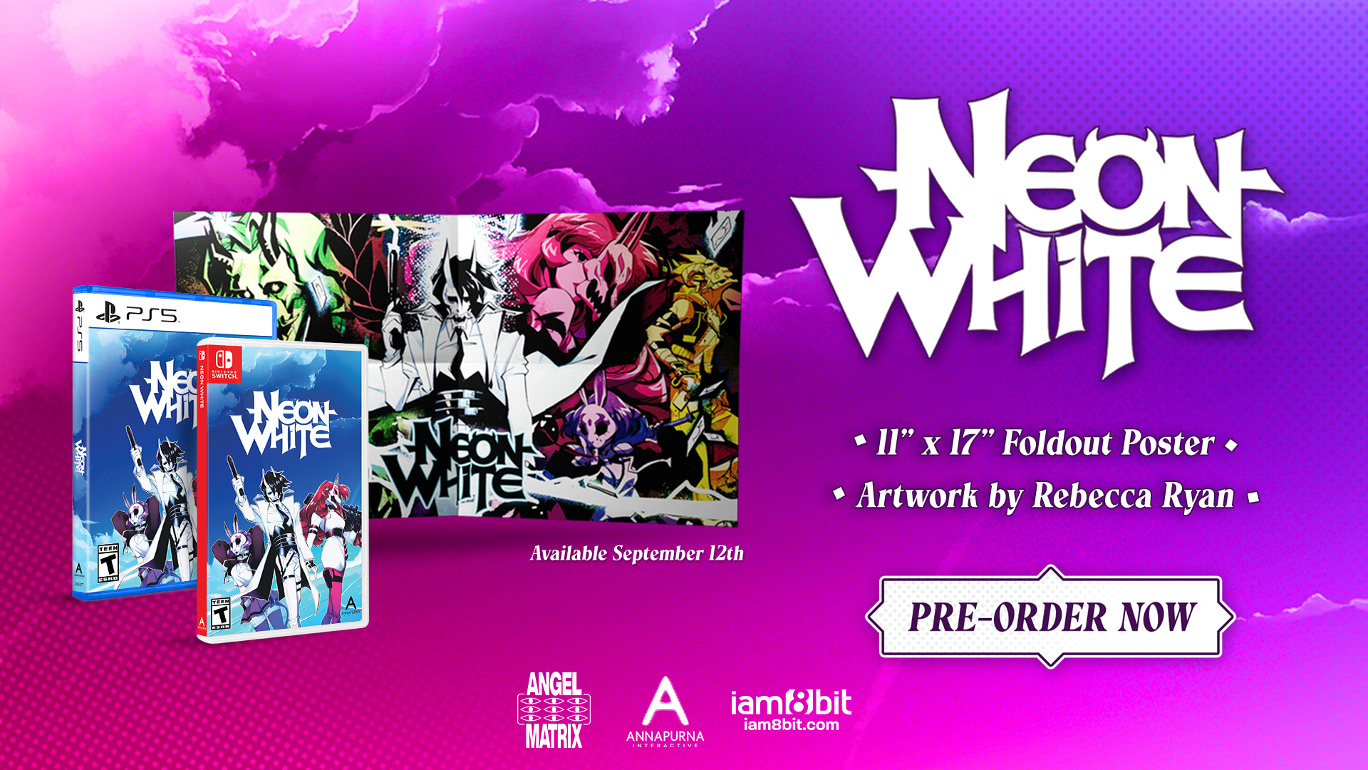 Meridiem Games  Neon White Nintendo Switch and PlayStation 5