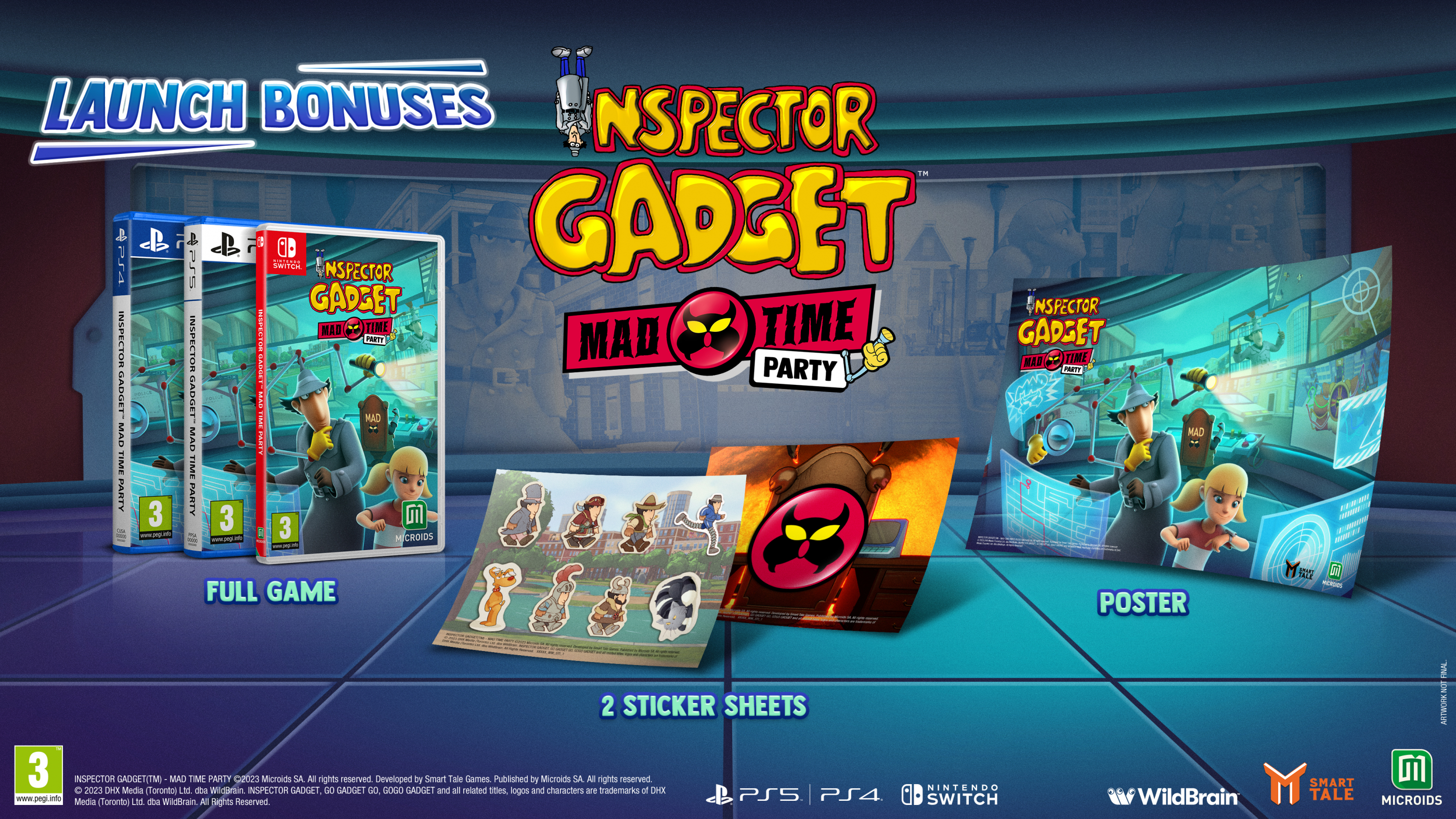 Meridiem Games  Inspector Gadget - MAD Time Party sets off on an adventure  in a teaser!