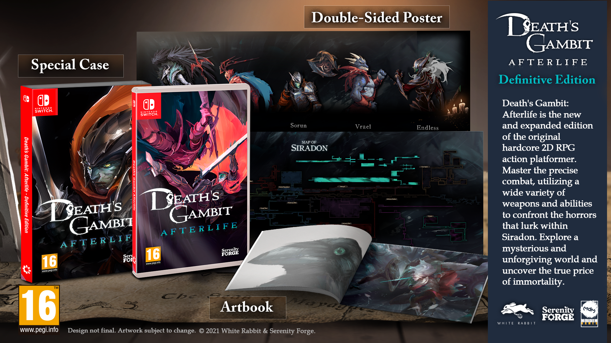 Meridiem Games  Death's Gambit: Afterlife Special Boxed Edition for  Nintendo Switch Sets Release Date